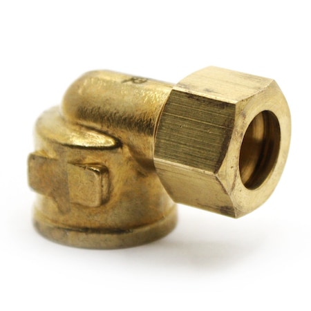 Thrifco Plumbing No. 70-C 1/2 Inch x 1/2 Inch Lead-Free Brass Compression FIP 90 El 4401396